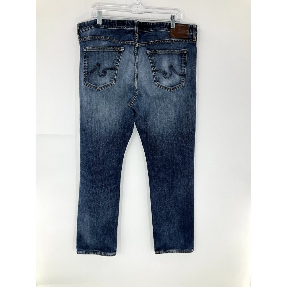 AG Adriano Goldschmied Jeans Mens 38x29 Blue Graduate Tailored Stretch Denim - Picture 6 of 13